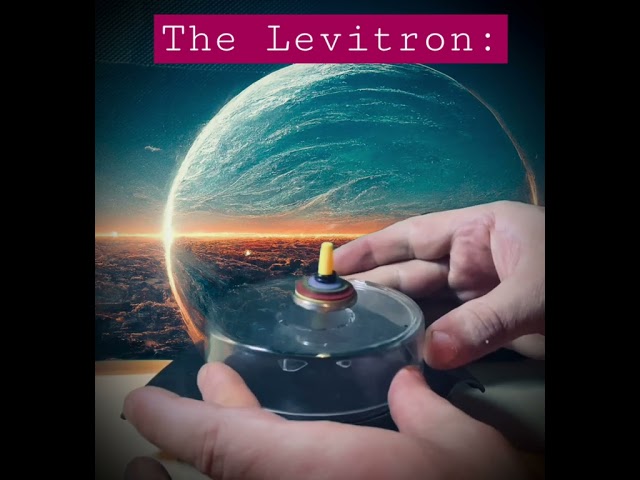 Levitating Magnetic Top Toy #shorts #levitron #magnets