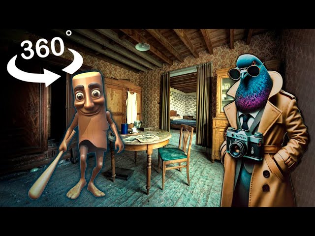 VR 360° Tung Tung Tung Sahur and Spioniro Golubiro HUNT YOU!