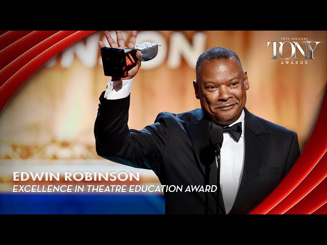 Edwin Robinson | 2025 Excellence in Theatre Education Award Acceptance Speech