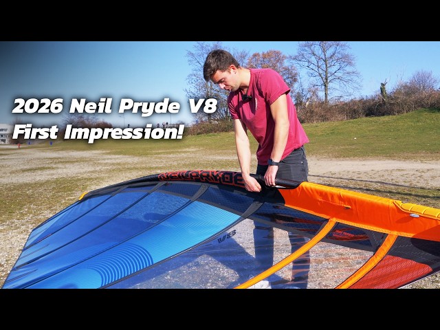 2026 NeilPryde V8 Sail Rigging & First Impression | Wind Lounge Windsurfing 