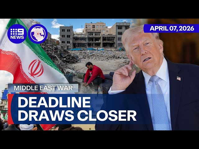 Iran refuses ceasefire while Trump insists tomorrow's deadline will stand | 9 News Australia