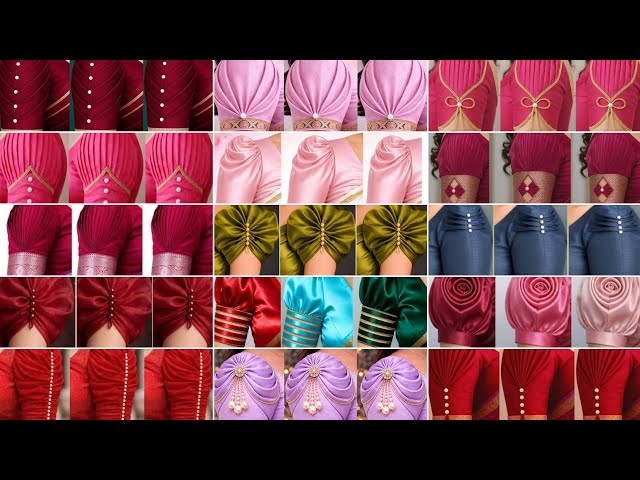 2026 Latest Blouse sleeves design/baju ke design/aastin design/beautiful designs in sleeves/sleev...