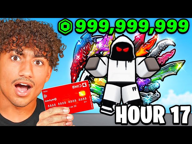 Spending $8,587,363 For The MOST OVERPOWERED Swords In Roblox Blade Ball..