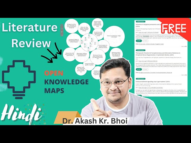 Open Knowledge Maps - Your guide to scientific knowledge || Systematic Literature Review (SLR)