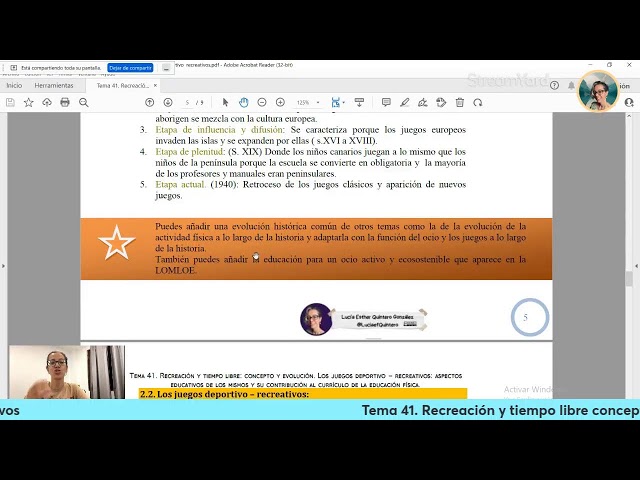 Tema 41. Recreación y tiempo libre concepto y evolución. Los juegos deportivo recreativos.