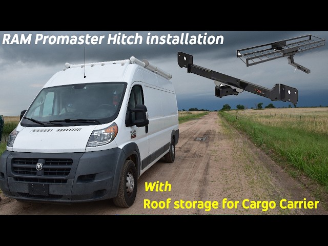 Ram ProMaster Class 3 Trailer Hitch DIY Installation, Easy Step by Step VAN Life