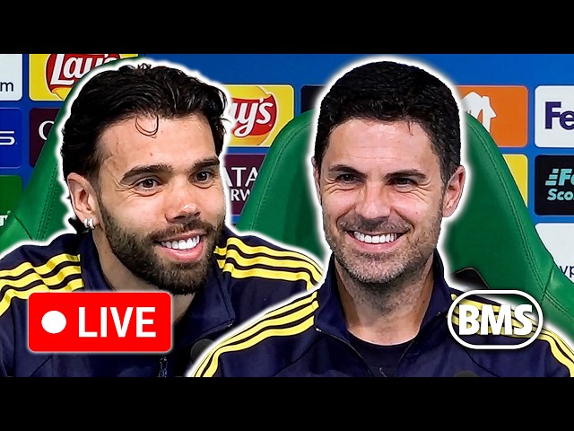 🔴 LIVE | Mikel Arteta and David Raya pre-match press conference | Sporting CP v Arsenal