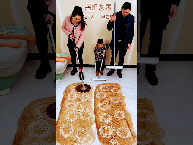 "Household Goods Recommendation "Hands-free Mop 2024 :3:27#magic #broom