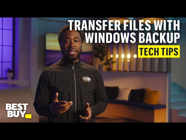 Moving Your Data from a Windows 10 PC with Windows Backup – Tech Tips from Best Buy