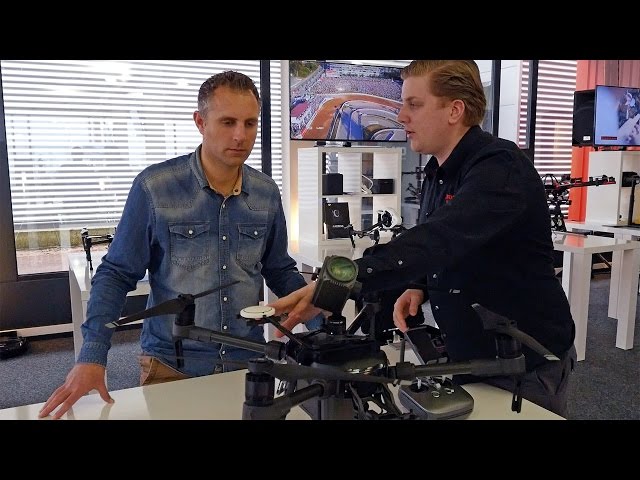 DJI Matrice 210 met Zenmuse Z30 video preview