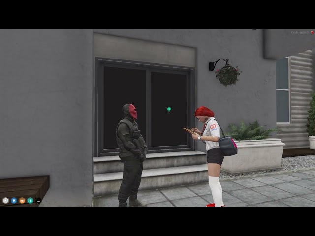 Faceless Secret Meeting Interrupted by a Delivery Driver... - NoPixel 4.0