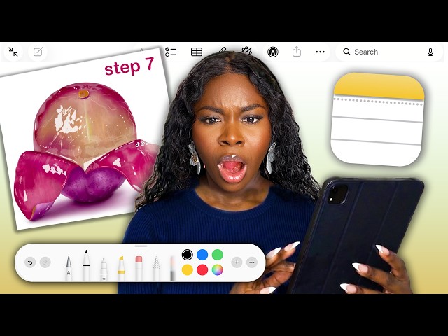 I Tried Insane Art Tutorials in the Notes app