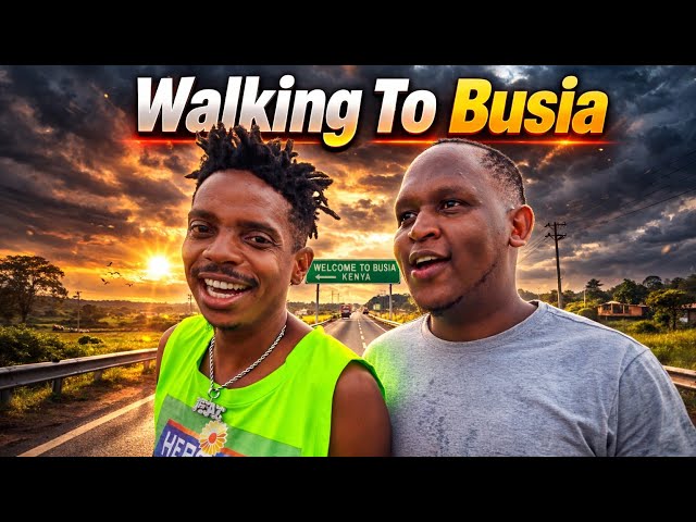 I Walked With Eric Omondi To Busia On Foot😳 466Km Journey 