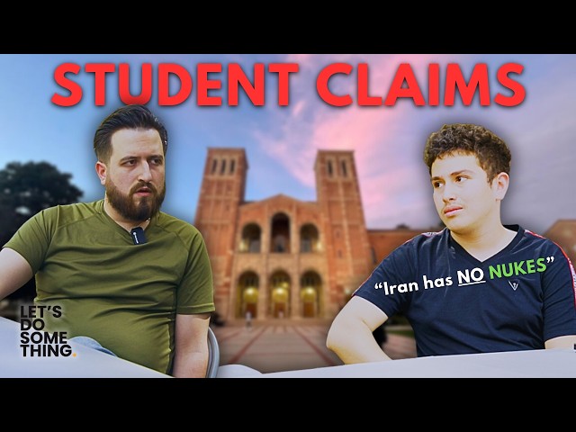He Said Iran Has No Nukes… Then a Nuclear Engineer Responded | Let's Do Something On Campus