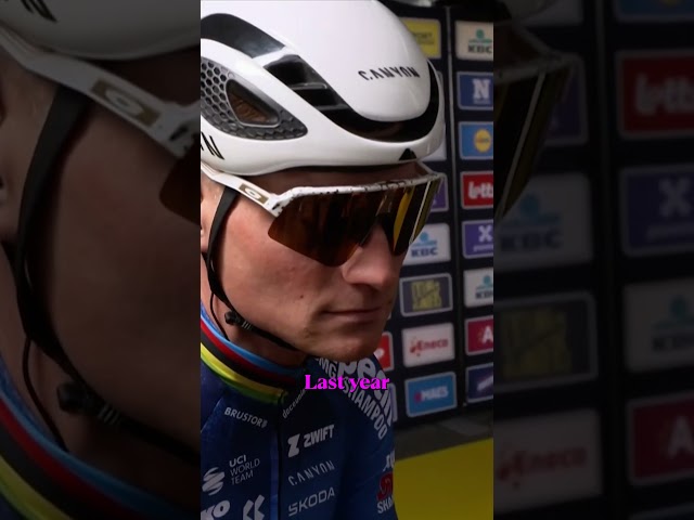 Mathieu van der Poel names his biggest opponent ahead of the Tour of Flanders 👀