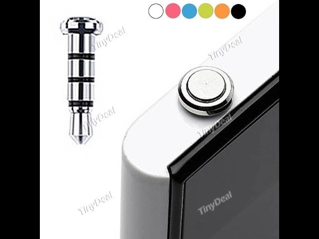 3.5mm Quick Button Smart Klick Key Jack Plug Dustproof Plug