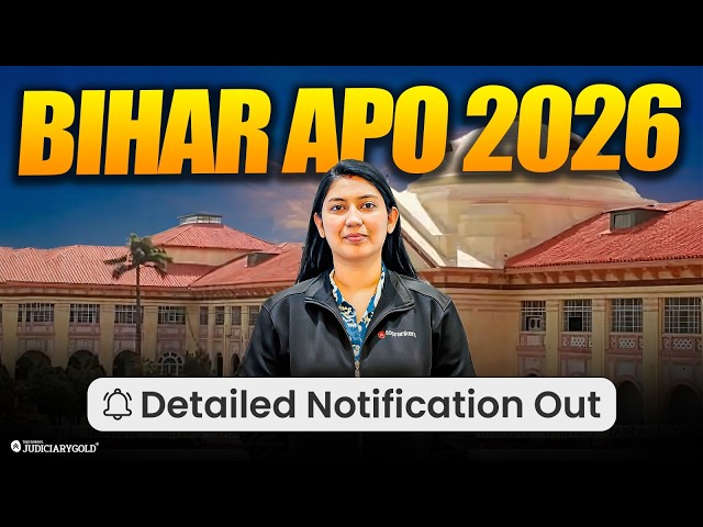 Bihar APO Notification Out 🔥 Posts, Exam Pattern Complele Details | BPSC 2026 Prosecution Officer