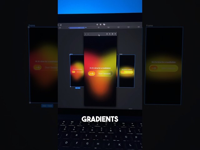 Animation of Mesh Gradient in #figma 🌅