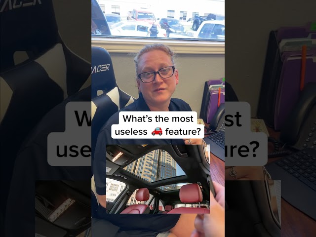 most useless car feature??