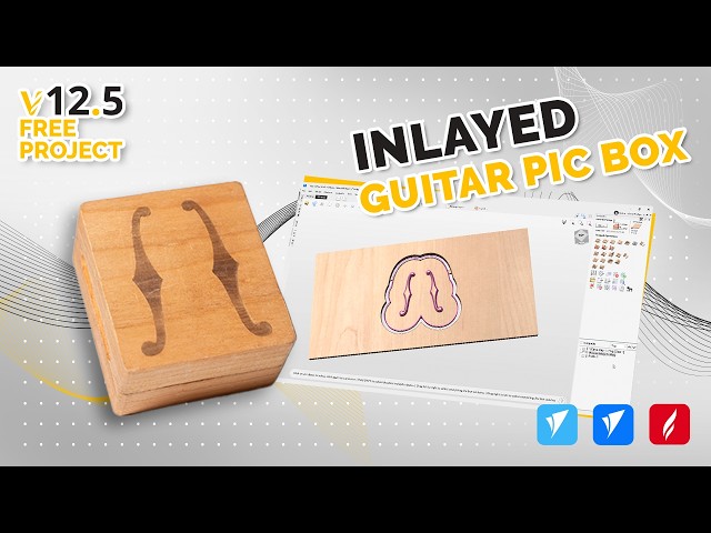 Personalized Inlayed Presentation Box | In the Labs Vectric | FREE CNC Projects