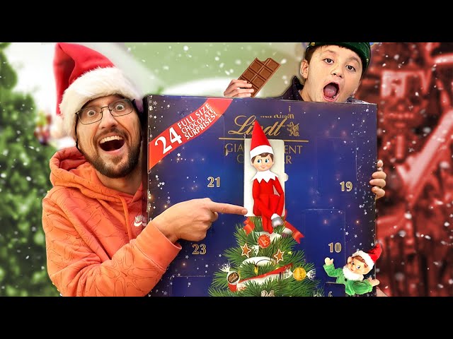 Giant Christmas Advent Calendar with Buddy the Elf