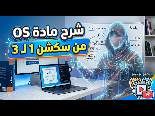 شرح عملي مادة OS 💻 | أساسيات Kali Linux والتعامل مع الملفات (سكشن 1 لـ 3)