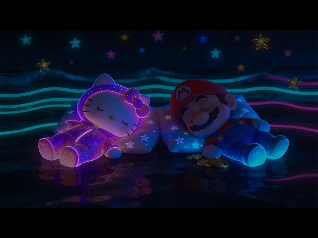 (No Ads) 99% Deep Sleep Fast Hello Kitty Night • Calming Music for Anxiety Relief