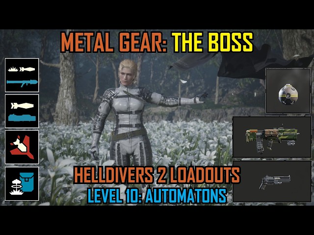 The Boss: Helldivers 2 Themed Loadout