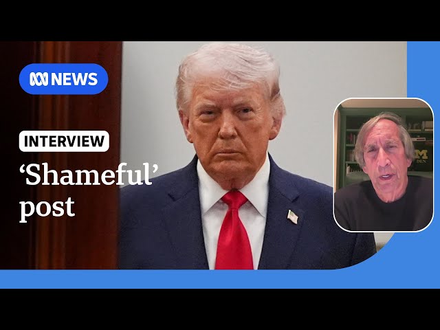 Trump post 'shameful' and indicative of an angry, frustrated president: Mid East expert | ABC NEWS