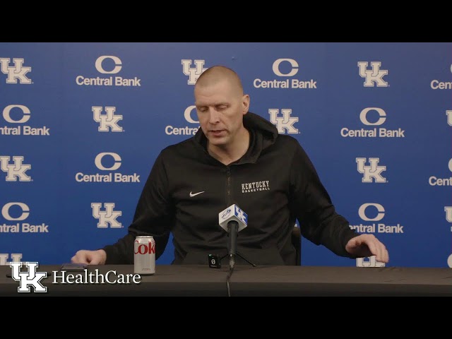 Coach Pope Press Conference - Pre-Arkansas Press Conference presented by UKHealthCare