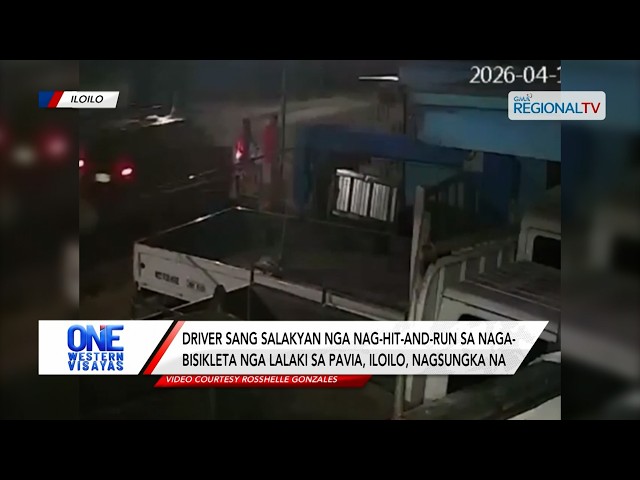 Driver sang salakyan nga nag-hit-and-run sa lalaki sa Pavia, Iloilo, nagsungka | One Western Visayas