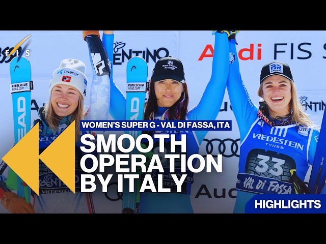 Italy Celebrates: Curtoni Returns, Zenere Debuts | Highlights | FIS Alpine