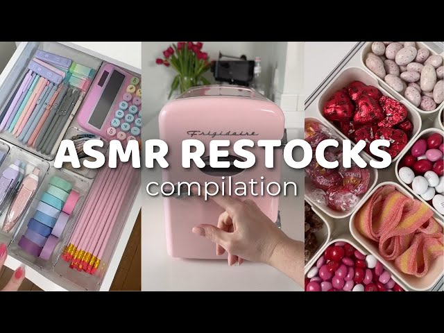 asmr restocks 🎀 🤍 | satisfying & aesthetic tiktok compilation