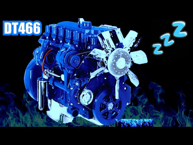 ASMR Diesel Engine Running for 3 Hours – Relaxing Heavy Idle Sounds DT466