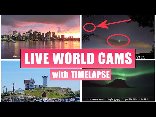 Live Cameras Around the World - Music, Timelapse, Travel