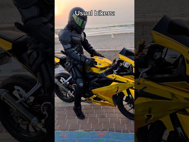 Usual biker vs pro #moto #shorts