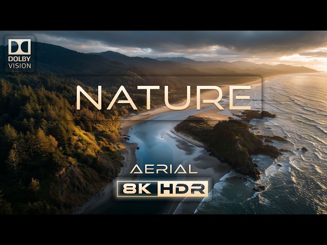 Breathtaking Nature in 8K HDR | Calm Music | Drone