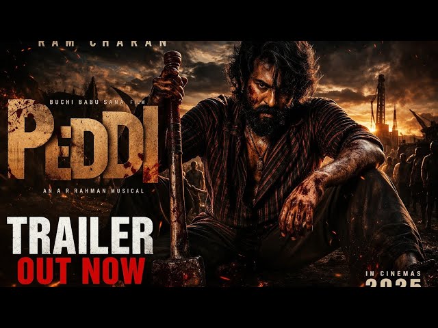 “RAM CHARAN / ❤️‍🔥PEDDI MOVIE REVIEW TRAILER| full movie #ramcharan #peddi #trendingnow
