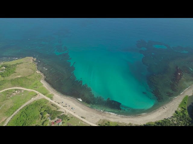 Seascape with Beach and Sea. Philippines, Luzon