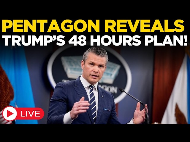 PENTAGON IRAN BRIEFING LIVE | SecDef Hegseth & Gen. Caine Announce 'Decisive Action' on Iran