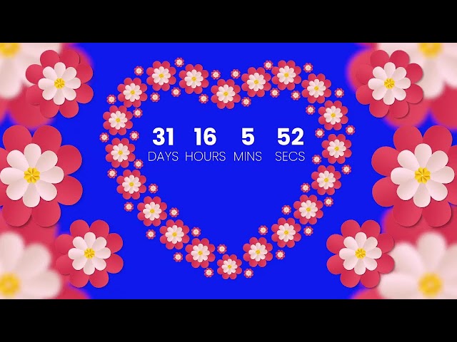 💐 24/7 Countdown to Mother’s Day 🌷 Relaxing Music & Live Clock (Eastern Time)