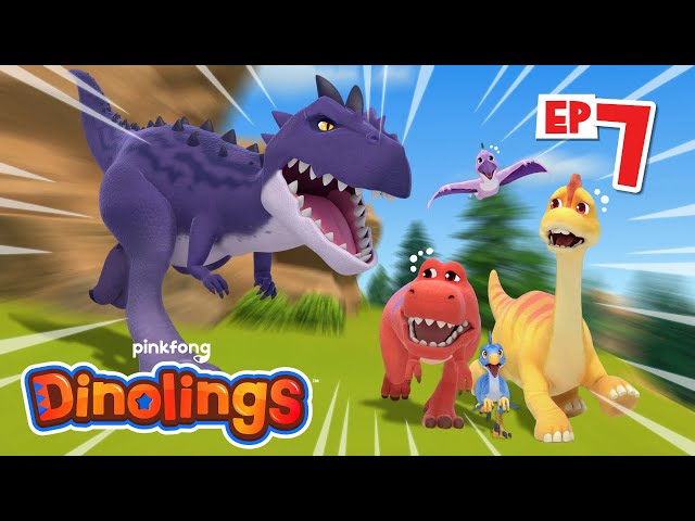 [✨EP7] The T-Rex with Horns | NEW Dinosaur | Season 2 | Dinolings: Pinkfong Dinosaurs for Kids