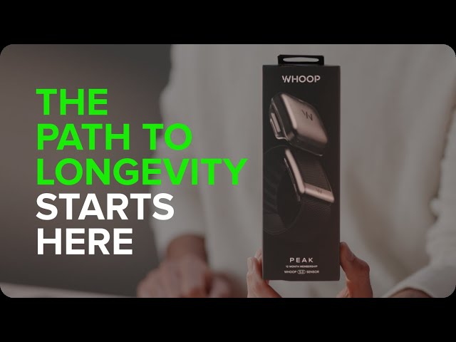 Unboxing WHOOP Peak: Discover all-new features to understand your longevity
