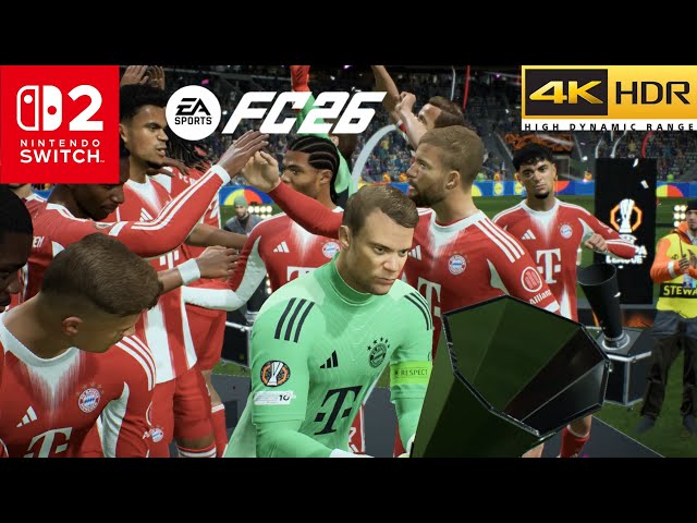 FC 26 Switch 2 - UEFA Europa League Gameplay [4K HDR]
