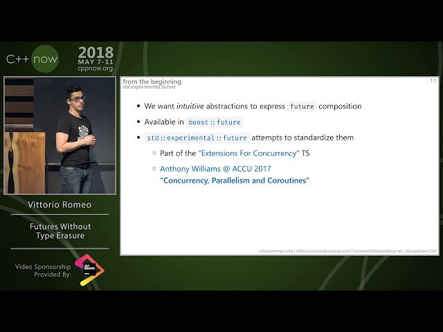 C++Now 2018: Vittorio Romeo “Futures Without Type Erasure”