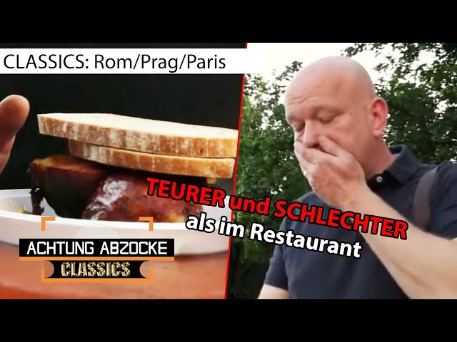 "Essen sie ÜBERALL, NUR NICHT HIER" 😳 Abzock-Imbiss in Prag  l Achtung Abzocke CLASSICS | Kabel Eins