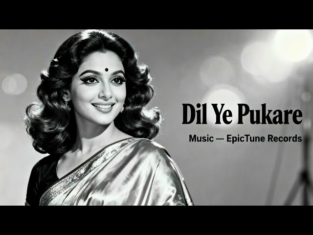 Dil Ye Pukare | Old Hindi Romantic Song | Heart Touching 60s-70s Vibe Love Song