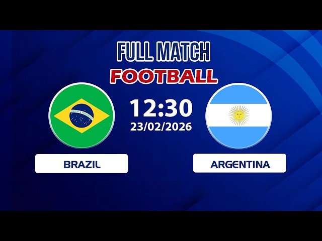 🔴 Brazil vs Argentina | An Attacking Storm Meets Iron Mentality