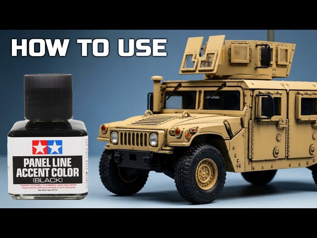 How to Use Tamiya Panel Line Accent Color | Beginner Tutorial