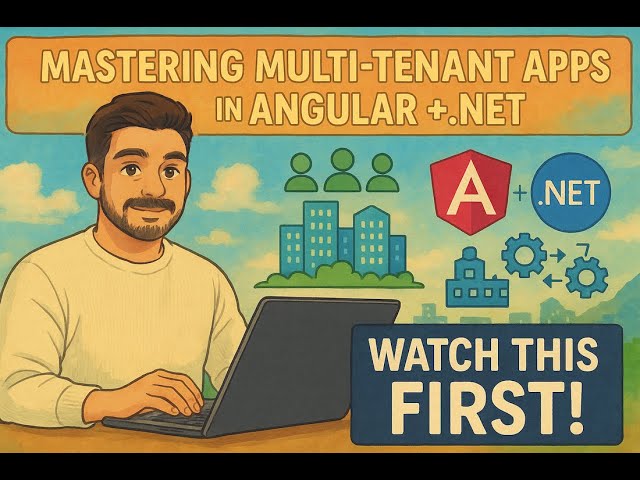 🏢 Build SaaS Like a Skyscraper! Multi-Tenant Angular App + .NET API + Microservices Explained 🚀
